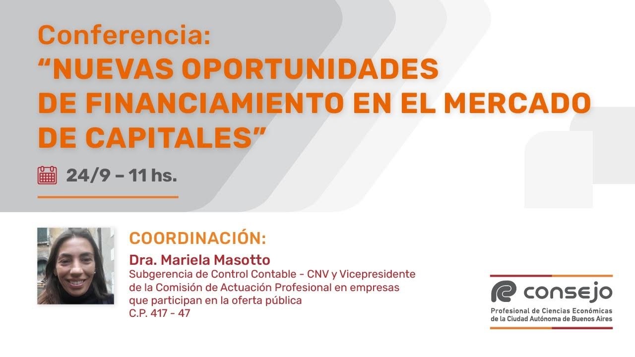 Ref. 8401NV. Nuevas oportunidades de financiamiento en el mercado de capitales