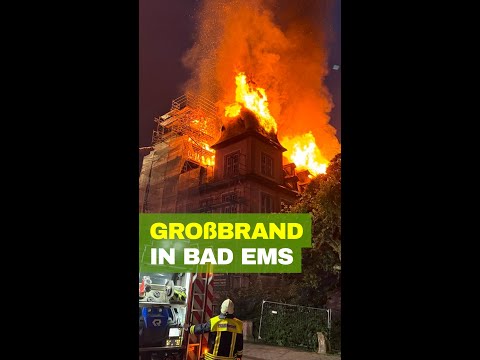 Großbrand in Bad Ems