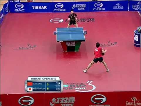 2013 Kuwait Open MS-QF: Ma Long - Jun Mizutani (full match|short form) HQ