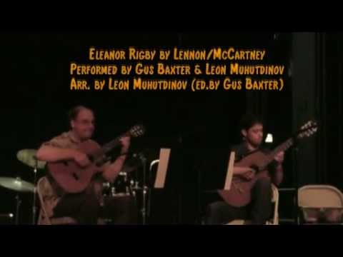 Eleanor Rigby Beatles Guitar Duet!! 