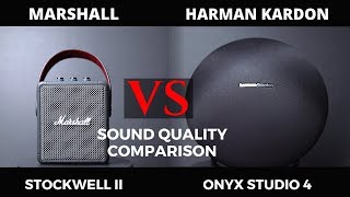 Marshall Stockwell II Vs Harman Kardon Onyx Studio 4 - Sound Comparison