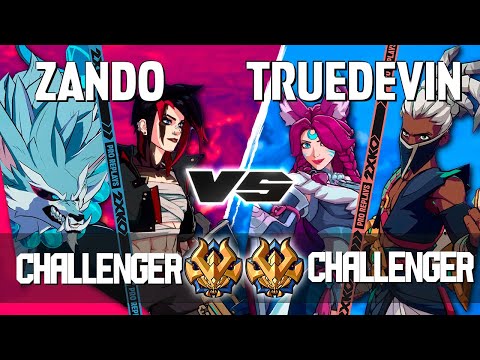 2XKO ▰ ZANDO (Vi-Warwick) vs TRUEDEVIN (Ahri-Ekko) ▰ 2XKO Pro level replays