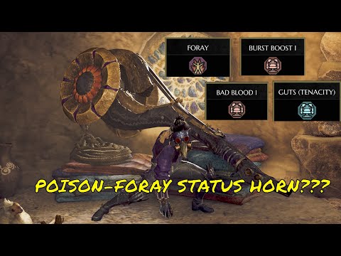 Monster Hunter Wilds : Is This My New FAVORITE BUILD??? Poison Foray Hunting Horn Build!!!