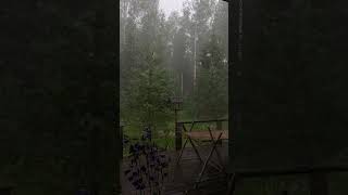 chuva caindo em casa