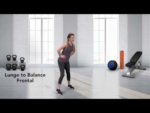 How to do a Lunge to Balance Frontal