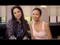 How to do a natural beauty look with Thandie Newton and Kay Montano | NET-A-PORTER