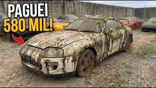 COMPREI um SUPRA MK4 TURBO que NINGUÉM QUIS por R$580 MIL no LEILÃO! VALEU a PENA?