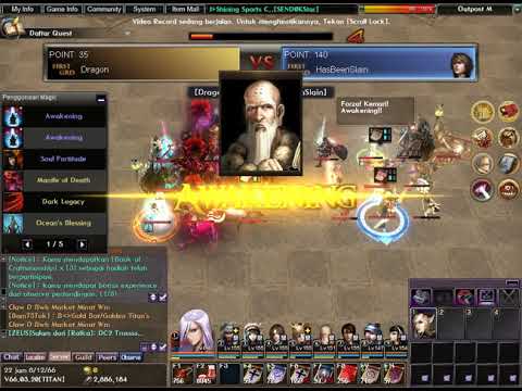 Titan 16/12/2018 PM - Dragon (Bow) vs (DualSword) HasBeenSlain - Atlantica Online Indonesia