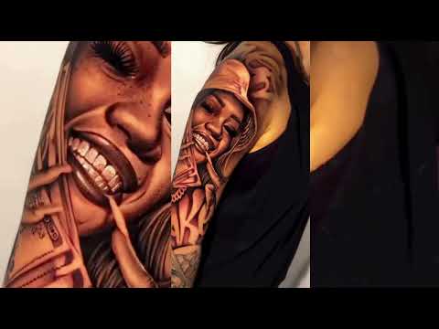 Dope stencil process and #tattoo by artist: @jota.ttt #tattooartist #tattooart #inked #tattooart