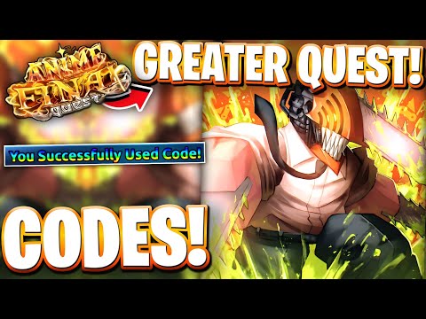 👑[GREATER QUEST] ALL NEWEST GREATER QUEST UPDATE CODES FOR AFQ! ROBLOX ANIME FINAL QUEST CODES