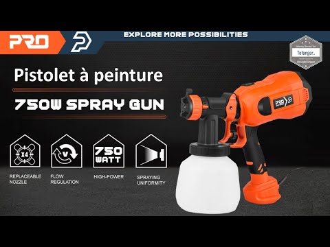 Краскопульт Prostormer 750W - Электрический краскораспылитель Prostormer - PSASG1000 - Распаковка