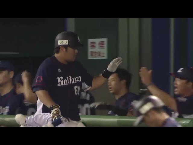 【7回裏】今季初の「おかわり弾」!! ライオンズ・中村 ポール直撃の16号ソロ!! 2016/8/26 L-F