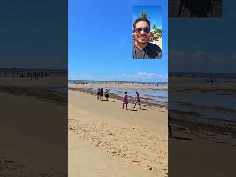 🌊✨ Coroa Vermelha, em Santa Cruz Cabrália, é um dos cenários mais lindos da nossa região!