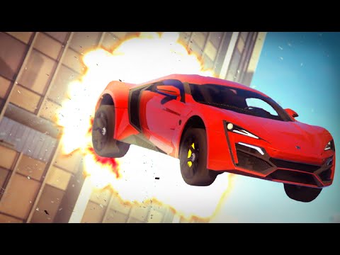 GTA 5 - FAST & FURIOUS 7 - Skyscraper Jump Scene