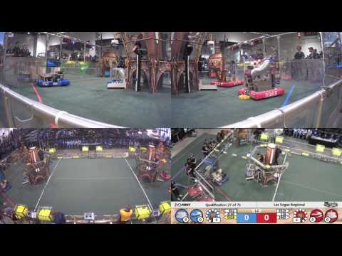 FRC Las Vegas 2017 Regional Qualification match 27 qm27