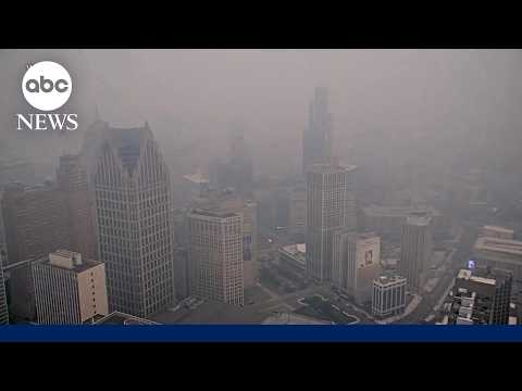 Toxic wildfire smoke chokes major American cities