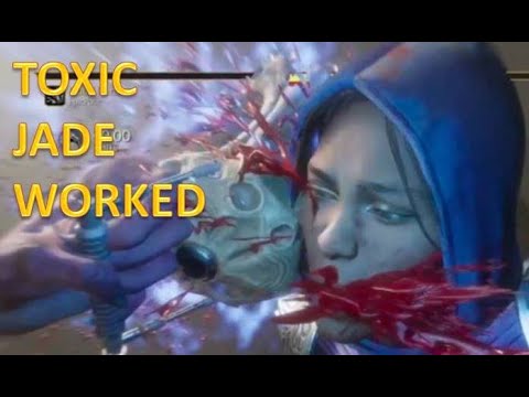 When The Doom Music Hits: Toxic Teabagging Jade Worked (Custom Kollector Abuses Command Grab MK11)