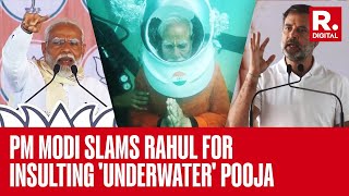 PM Modi Takes Dig At Congress' 'Shehzada' Rahul Gandhi For Mocking His Dwarka Underwater Pooja