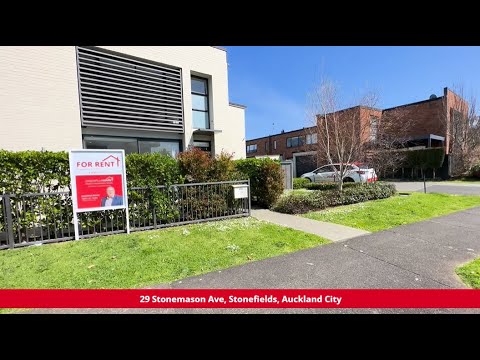 FOR RENT: 29 Stonemason Ave, Stonefields, Auckland City