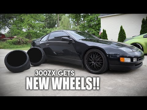 300ZX GETS SLAMMED & NEW WHEELS ! (AGGRESSIVE SETUP )