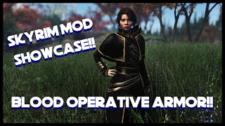 Blood Operative Armor- a Skyrim Mod Showcase!