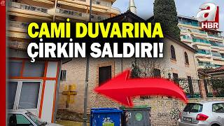 İskeçe Hürriyet Camii'ne çirkin saldırı! Aşırıcı gruplardan provokasyo