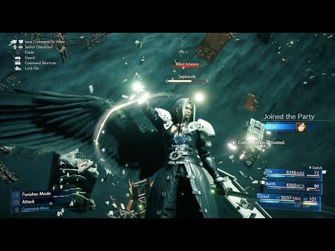 Streamers Reacting to Sephiroth Using the Wing in Phase 3 - Final Fantasy VII Remake