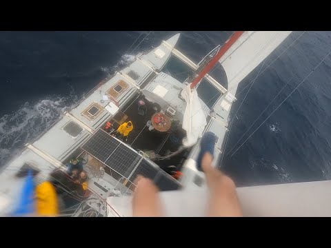 Mishap Up the Mast (Enroute to Fiji)