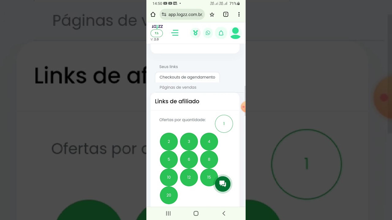 Como pegar seus links de afiliado na plataforma Logzz