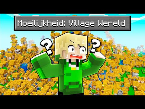 Insane Challenge: Beat Minecraft in Village Only!
