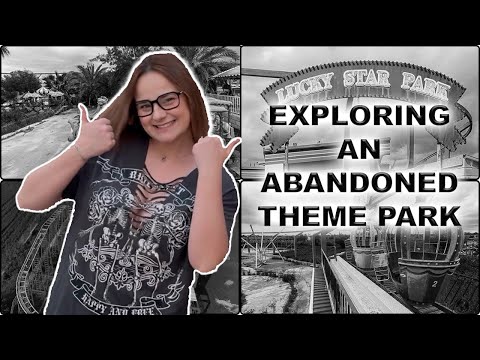😱😱EXPLORING AN ABANDONED THEME PARK😱😱