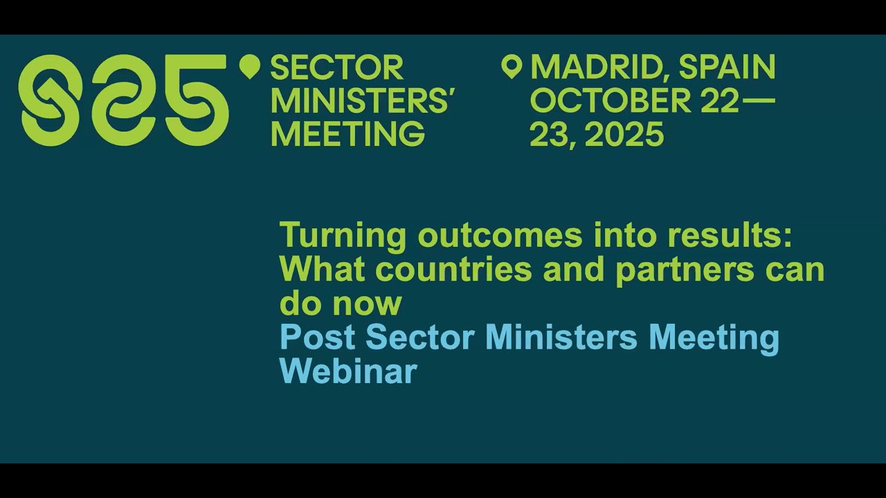 [Post-RMS Webinar] Convirtiendo los resultados en logros: qué pueden hacer ahora los países y socios