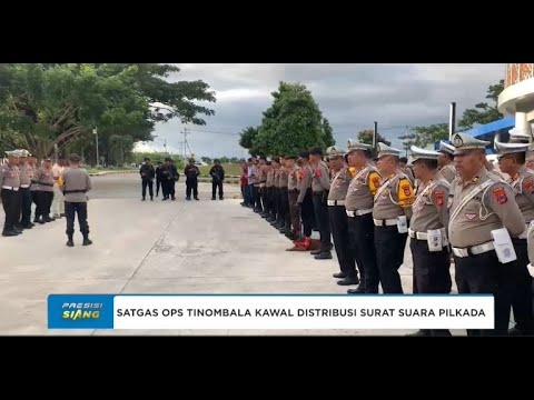 SATGAS OPS TINOMBALA KAWAL DISTRIBUSI SURAT SUARA PILKADA