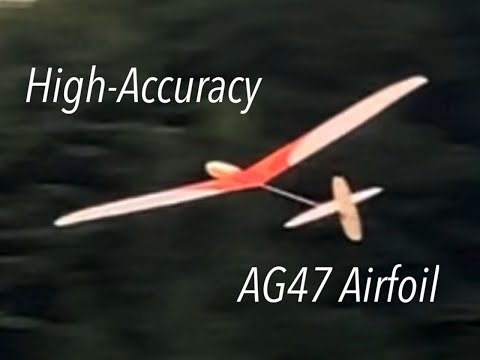 Bau eines Balsa-Segelflugzeugs mit einem präzisen AG47-Tragflächenprofil