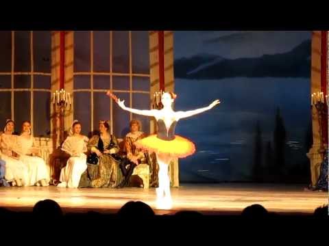 Russians dance Don Quixote at Palace on the Yauze, Moscow, Russia