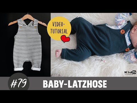 How to easily sew cute baby dungarees yourself DIY sewing tutorial