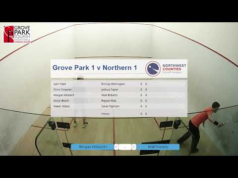 Grove Park 1 v Northern 1 featuring Sam Todd & Finnlay Withington