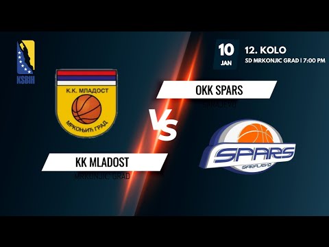KK Mladost vs OKK Spars - 12.kolo - KSBIH - 2021/2022
