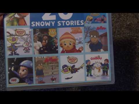 PBS Kids 20 Snowy Stories DVD Unboxing - Arthur Caillou Wild Kratts Nature Cat