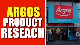 Argos Product Research For eBay UK Dropshipping