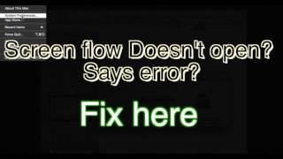 SCREENFLOW 6.1 with download link - how to install and run it. well  explained.