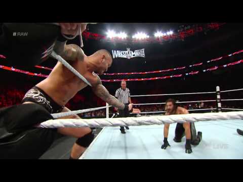 Roman Reigns vs. Randy Orton & Seth Rollins – 2-on-1 Handicap Match: Raw, March 9, 2015