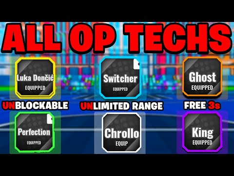 All OP Techs for EVERY STYLE in Basketball Zero (Roblox)