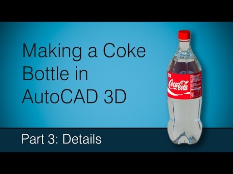 Making a Coke bottle in AutoCAD Part 1 sketching