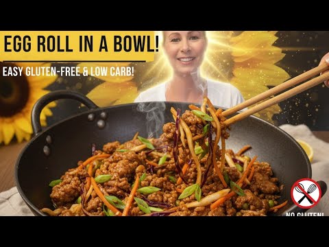 Viral 15-Minute Egg Roll in a Bowl! (Easy Gluten-Free & Low Carb)