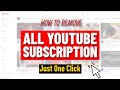 Unsubscribe From All Youtube Channels At Once | How To Delete all youTube subscriptions at once ❌❌❌