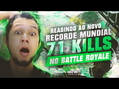 71 KILLS - REAGINDO AO RECORDE MUNDIAL DO COD MOBILE  //BATTLE ROYALE