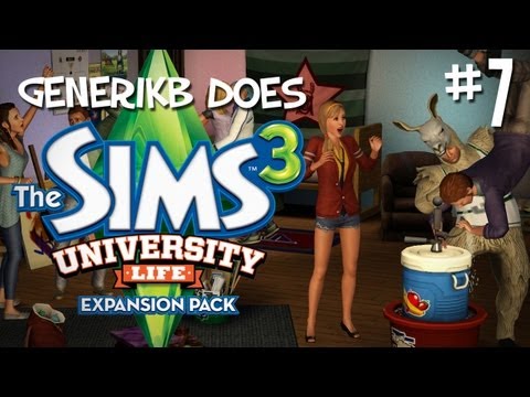 Generikb Does The Sims 3 University Life Ep07 - "My Wife Dresses Me!!!"