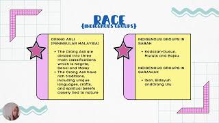 DUE10012 : ORAL PRESENTATION RACE, ETHNICITY AND RELIGION IN MALAYSIA
