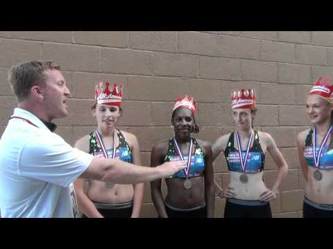 Wachusett - Girls 1600 Sprint Medley - New Balance Outdoor Nationals 2012
